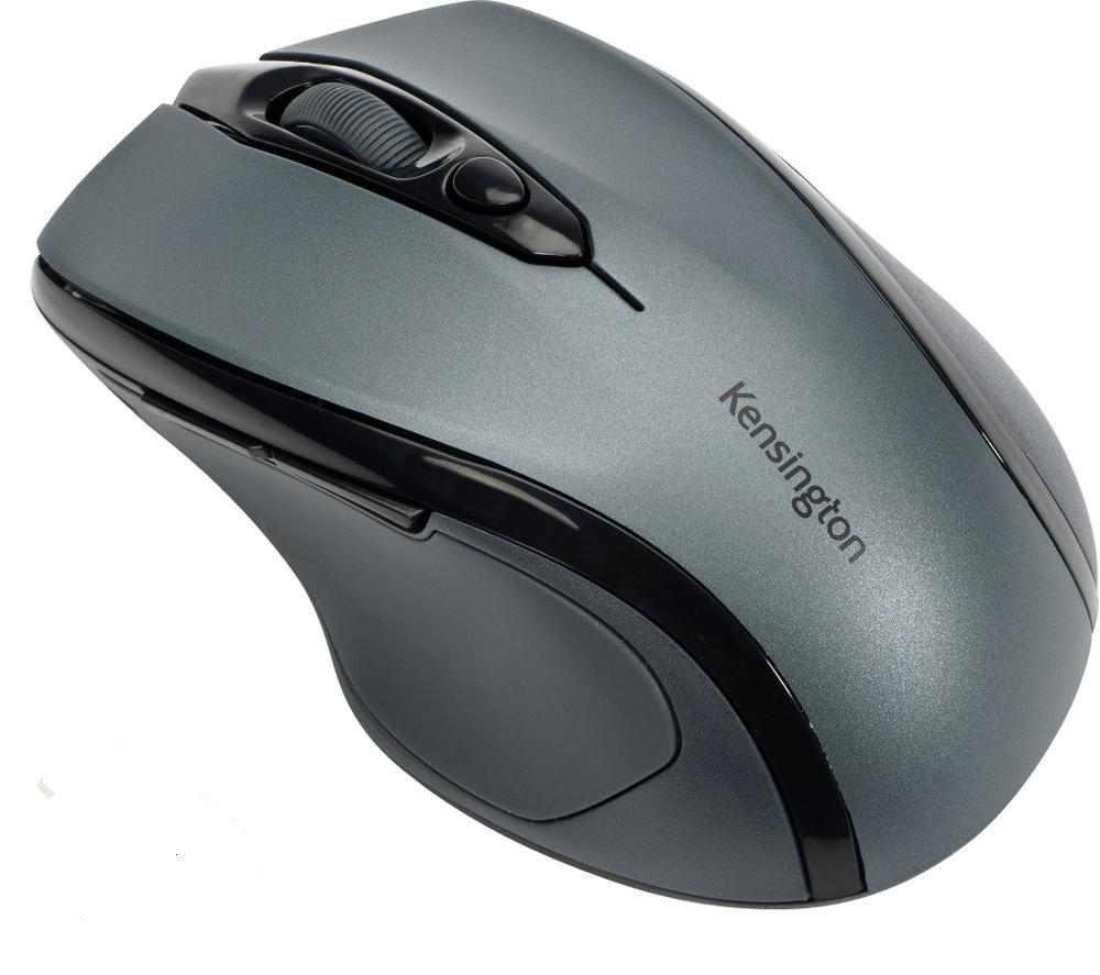 Image of KENSINGTON Pro Fit Mid-Size Wireless Optical Mouse, Silver/Grey