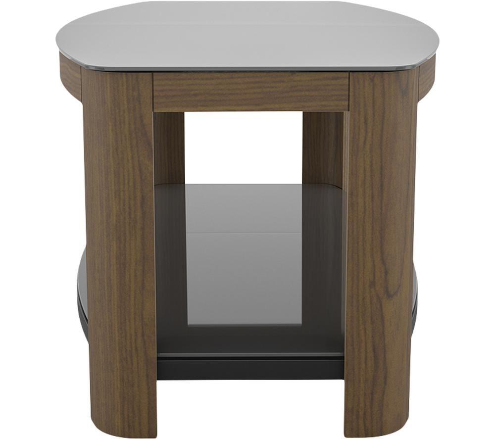 AVF Affinity 1000 FT100AFFW Coffee Table - Walnut & Black Glass image number 3 of 5