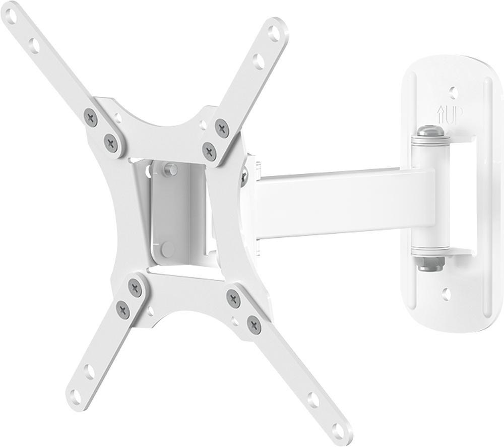 AVF MRL23W Full Motion 12-39 Monitor Bracket - White, White