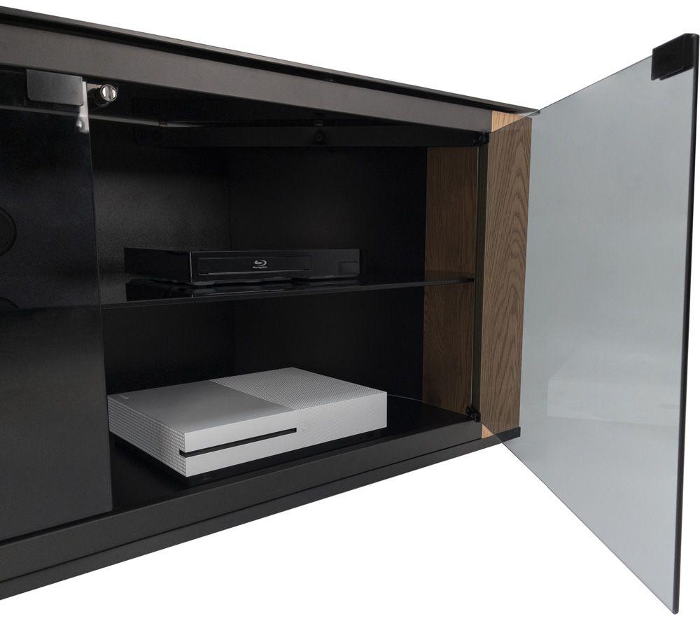 AVF Gallery FS1200GARW 1200 mm Corner TV Stand for up to 60" TVs &ndash; Rustic Wood image number 7 of 10