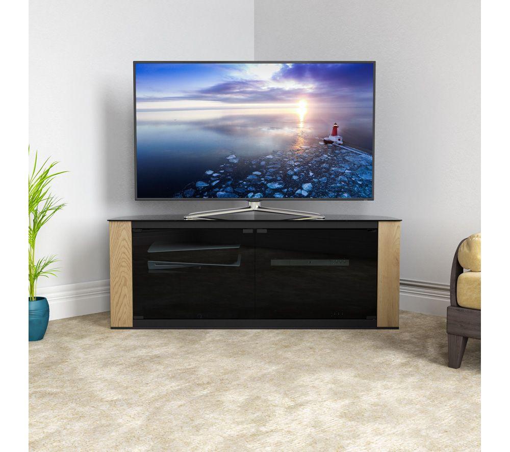 AVF Gallery FS1200GARW 1200 mm Corner TV Stand for up to 60" TVs &ndash; Rustic Wood image number 9 of 10