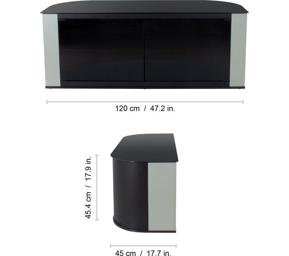 AVF Gallery FS1200GAPG 1200 mm Corner TV Stand for up to 60" TVs &ndash; Pebble Grey image number 10 of 10