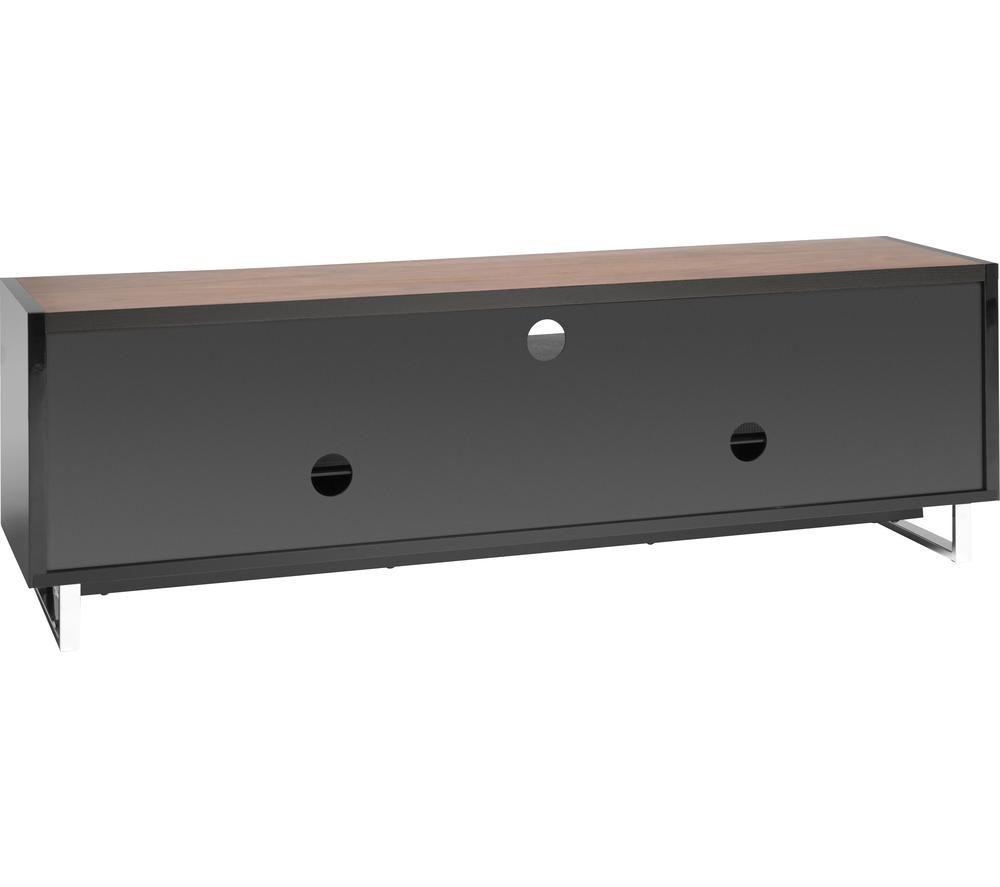 AVF Panorama Plus PM160WBX 1600 mm TV Stand for up to 80" TVs &ndash; Black & Walnut image number 3 of 5
