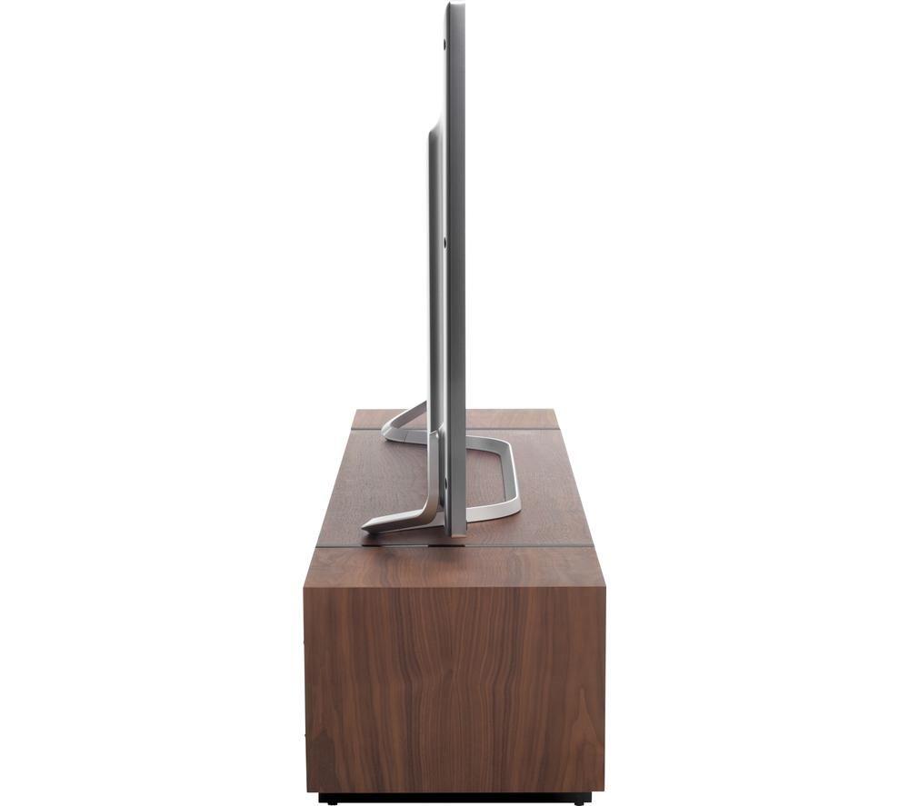 AVF Edge ED160W 1600 mm TV Stand for up to 80" TVs &ndash; Walnut & Black image number 3 of 7