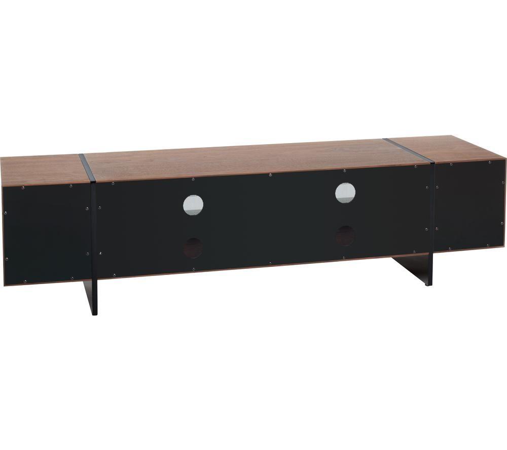 AVF Edge ED160W 1600 mm TV Stand for up to 80" TVs &ndash; Walnut & Black image number 6 of 7