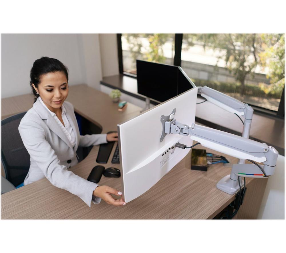 KENSINGTON SmartFit One-Touch K55471EU Dual Arm Full Motion 13-32" Monitor Mount image number 14 of 16