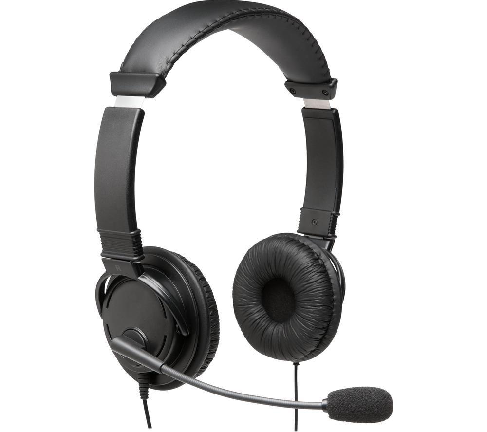 KENSINGTON K97601WW Headset - Black, Black