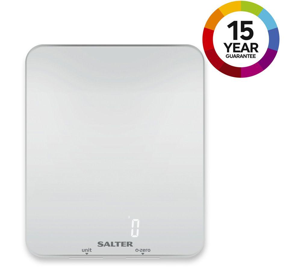 SALTER Ghost 1180 WHDR Digital Kitchen Scales - White image number 2 of 7