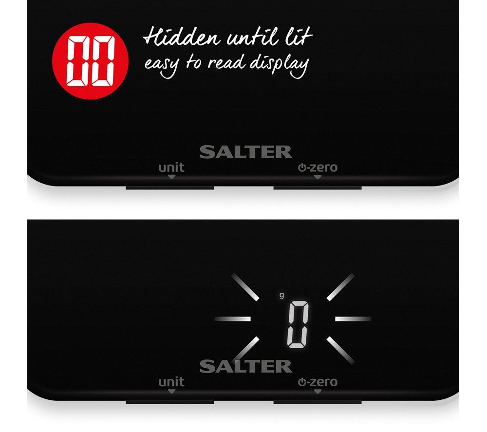 SALTER Phantom 1180 BKDR Digital Kitchen Scales - Black image number 3 of 6