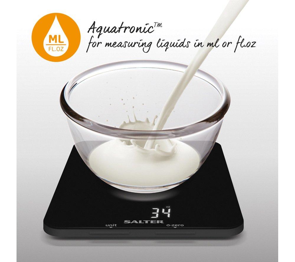 SALTER Phantom 1180 BKDR Digital Kitchen Scales - Black image number 5 of 6