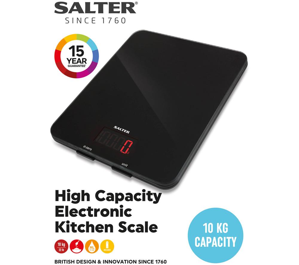 SALTER 1160 BKDR Digital Kitchen Scales - Black image number 7 of 7