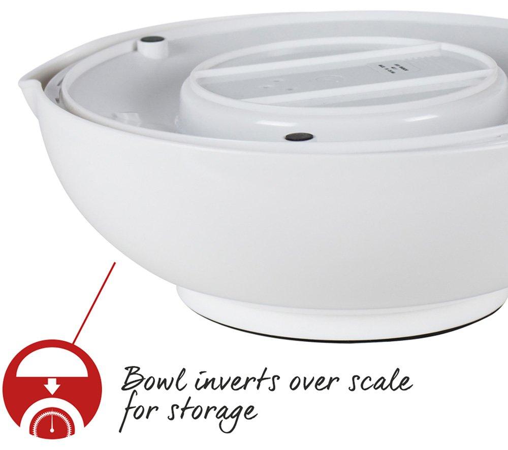 SALTER 800 WHBKDR Kitchen Scales - White image number 3 of 6
