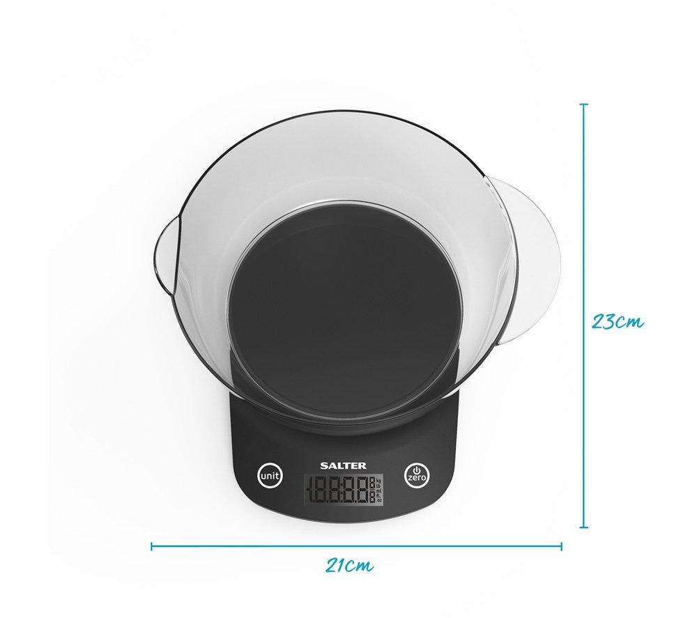 SALTER Vega 1074 BKDR Digital Kitchen Scales - Black image number 7 of 7