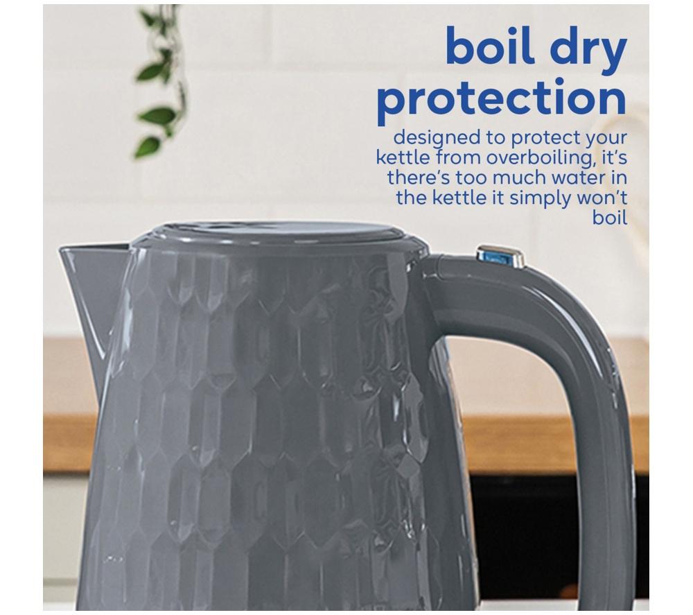 RUSSELL HOBBS Honeycomb 26053 Jug Kettle - Grey image number 7 of 10