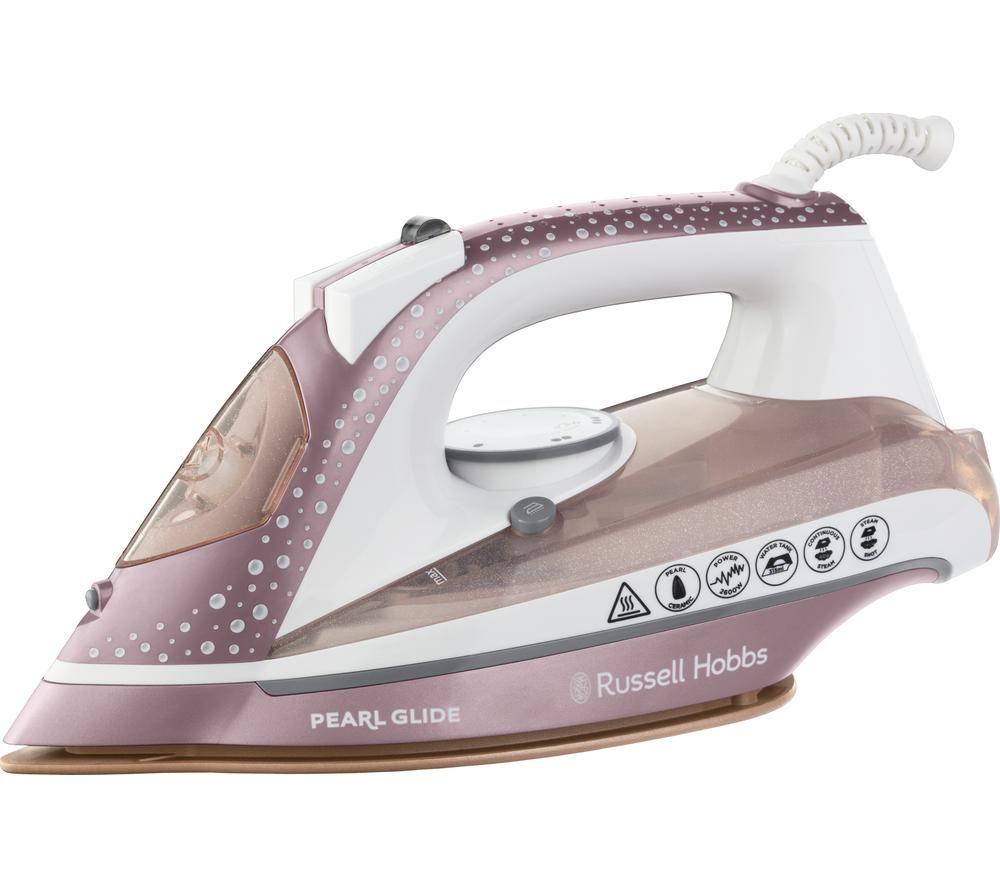 RUSSELL HOBBS Pearl Glide 23972 Steam Iron - Rose
