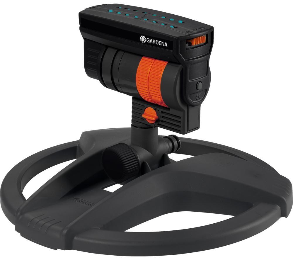 Gardena Aquazoom Compact Oscillating Sprinkler, Black