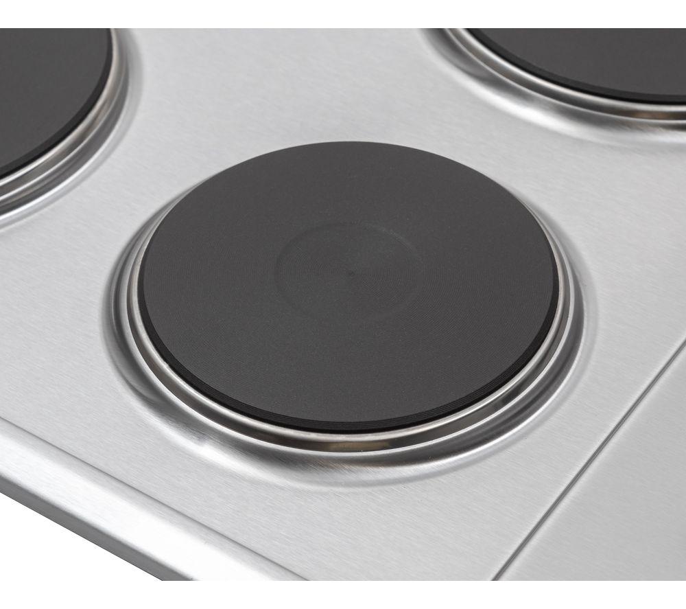 ESSENTIALS CSPHOBX21 58 cm Electric Solid Plate Hob - Inox image number 4 of 5