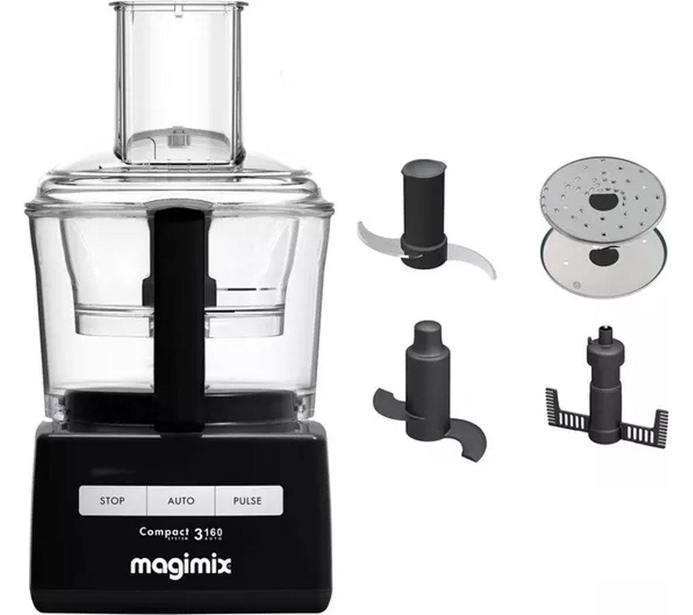 MAGIMIX C3160 Food Processor - Black, Black