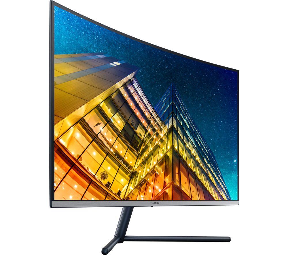 Samsung LU32R591CWNXZA 32 4K (3840x2160) 4ms Curved LED FreeSync Monitor,Silver  (Used - Good) 