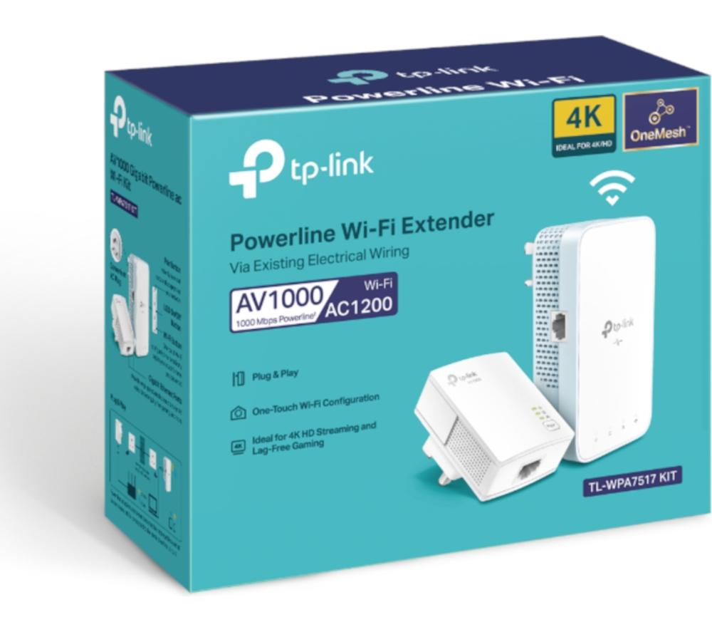TP-LINK TL-WPA7517 AV1000 WiFi Powerline Adapter Kit - Twin Pack image number 8 of 8