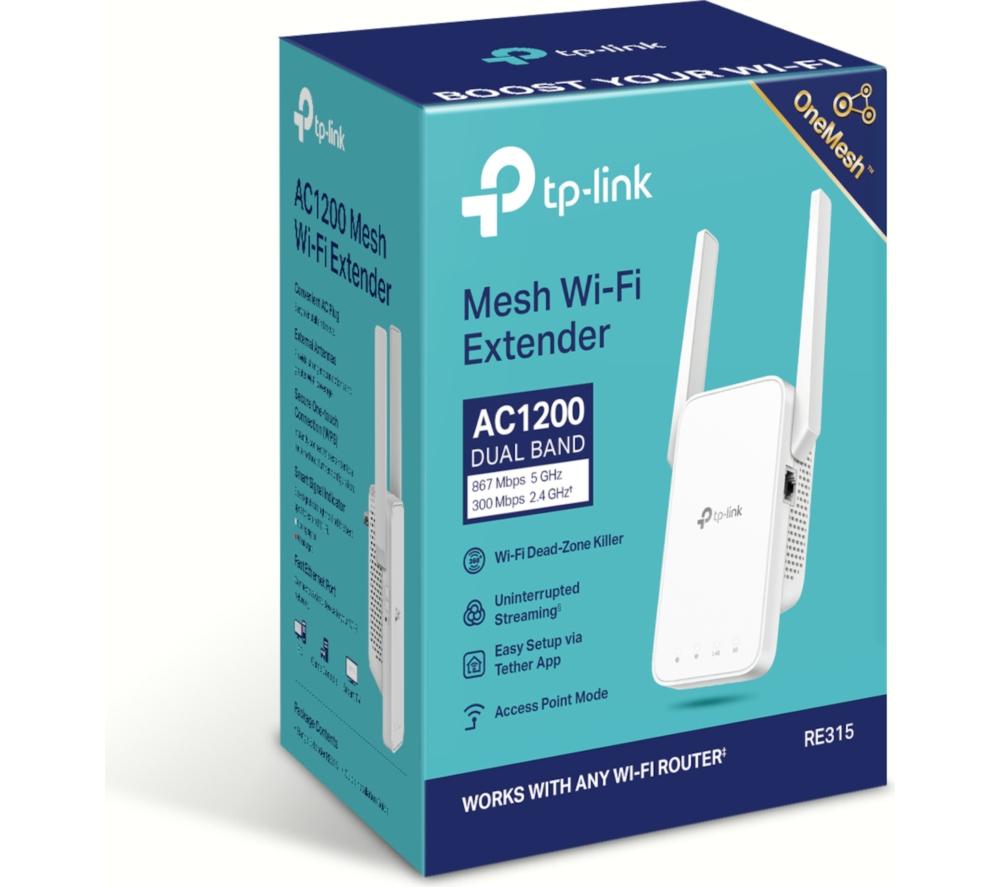 TP-LINK RE315 WiFi Range Extender - AC 1200, Dual-band image number 9 of 9
