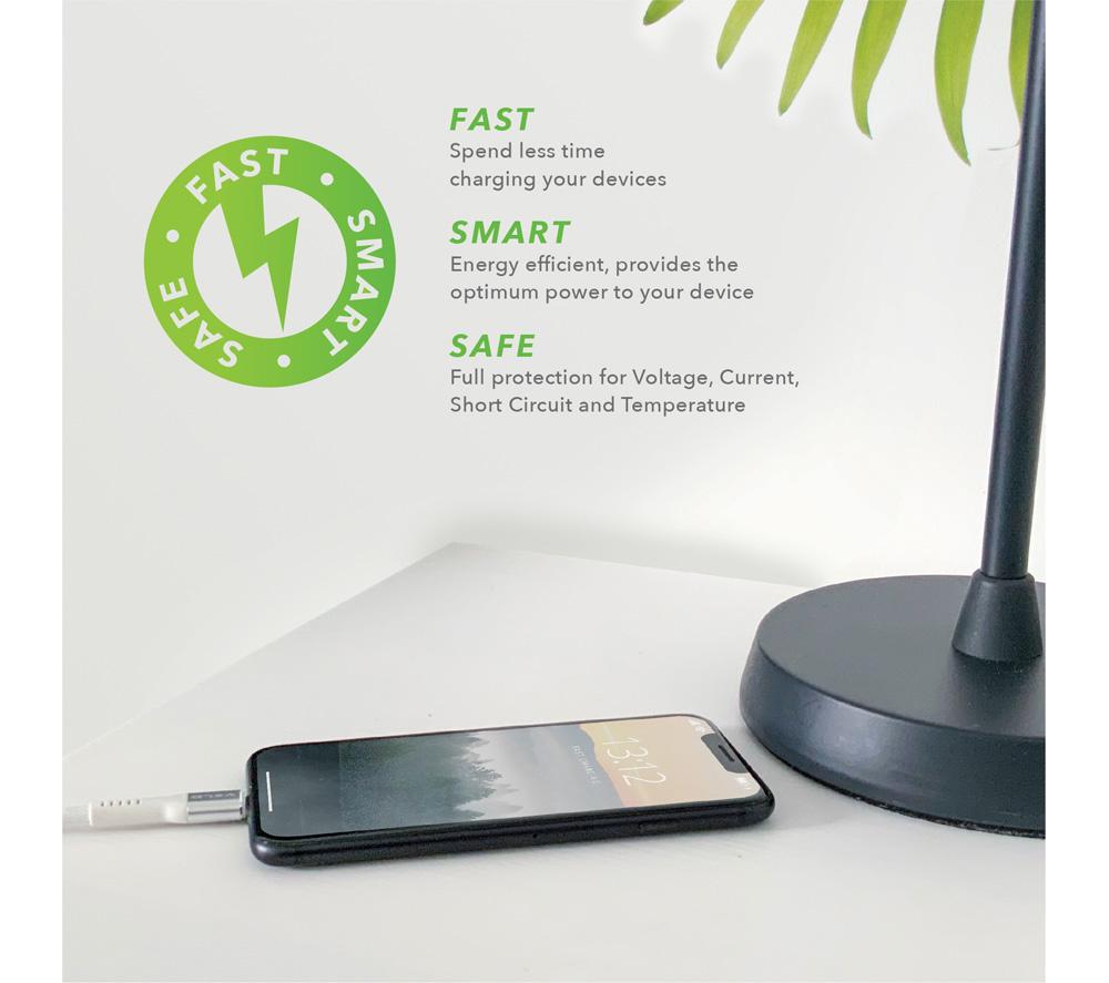 VELD VH18AW Super-Fast 18 W USB Wall Charger - White image number 5 of 7