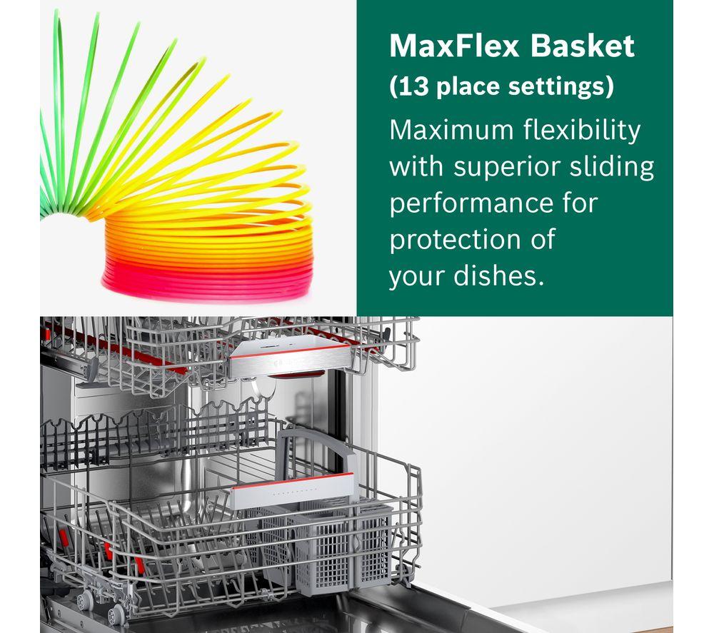 BOSCH Series 6 SMD6EDX57G Full-size Fully Integrated WiFi-enabled Dishwasher image number 8 of 20