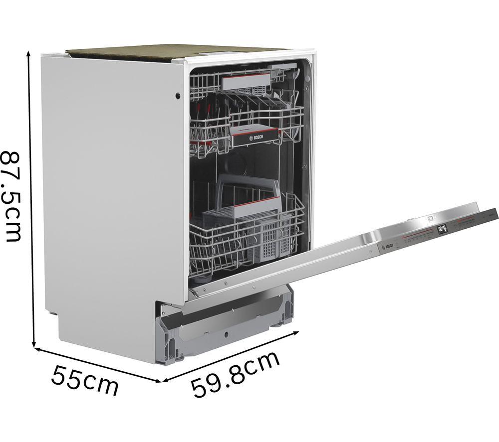 BOSCH Series 6 SMD6EDX57G Full-size Fully Integrated WiFi-enabled Dishwasher image number 13 of 20