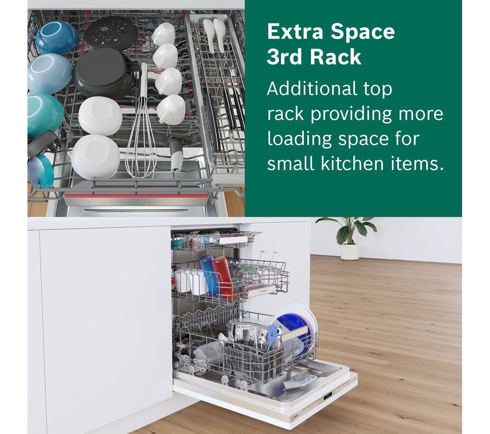 BOSCH Series 6 SMD6EDX57G Full-size Fully Integrated WiFi-enabled Dishwasher image number 14 of 20
