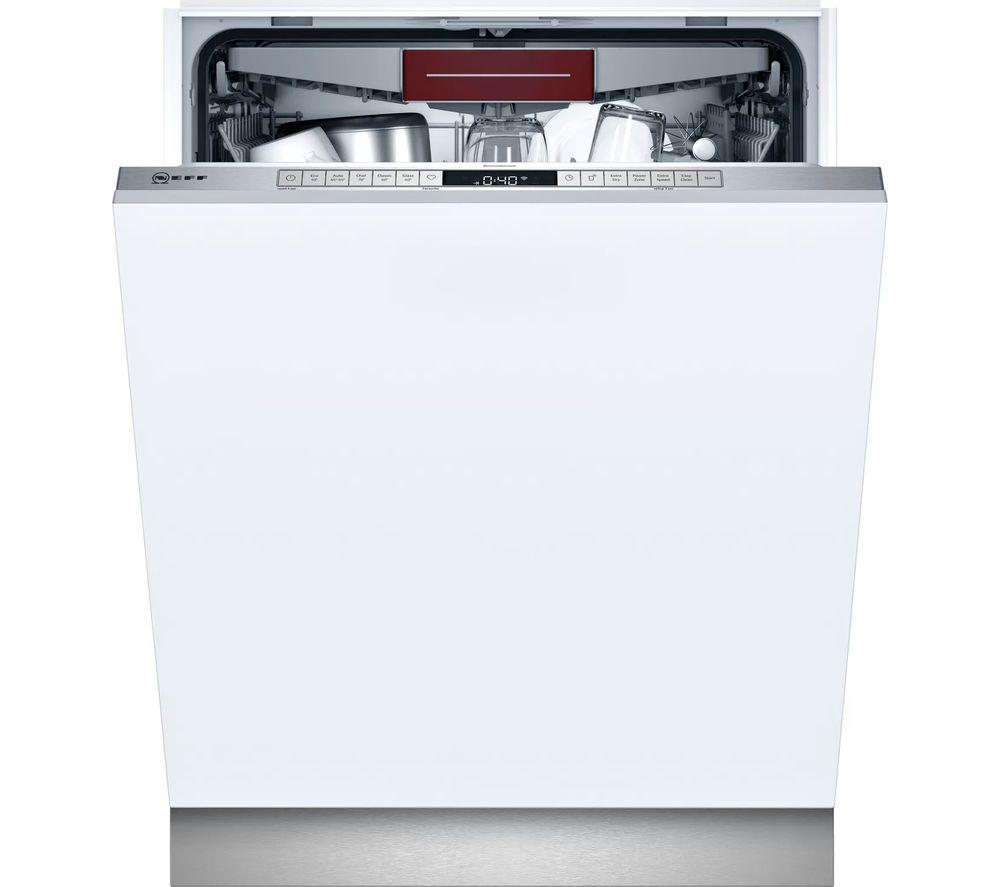 NEFF N50 S155HVX15G Fullsize Fully Integrated WiFienabled Dishwasher