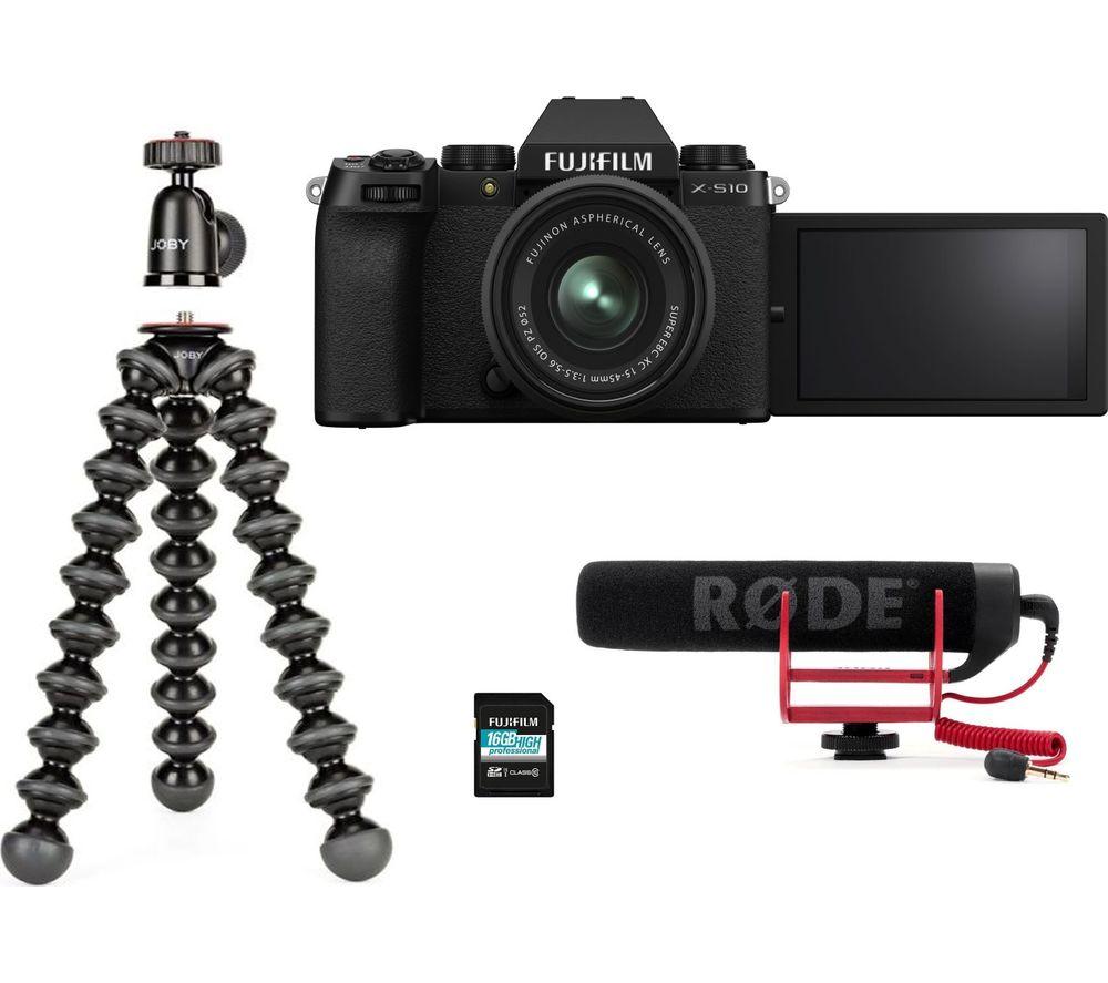 Buy FUJIFILM X-S10 Mirrorless Camera Vlogger Kit with FUJINON XC