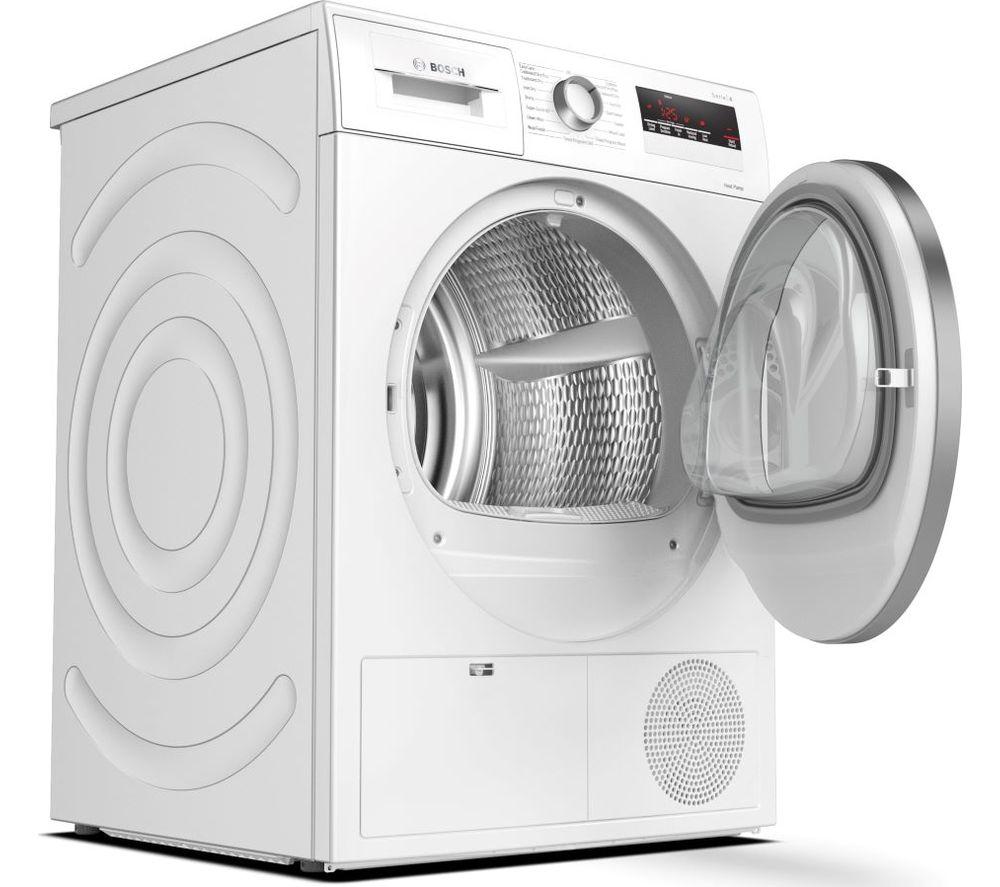 BOSCH Serie 4 WTH85222GB 8 kg Heat Pump Tumble Dryer - White
