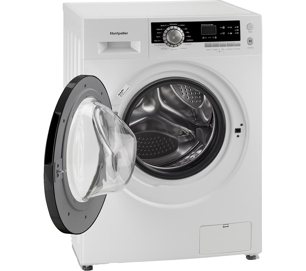 MONTPELLIER MW1045W 10 kg 1500 rpm Washing Machine - White image number 3 of 5