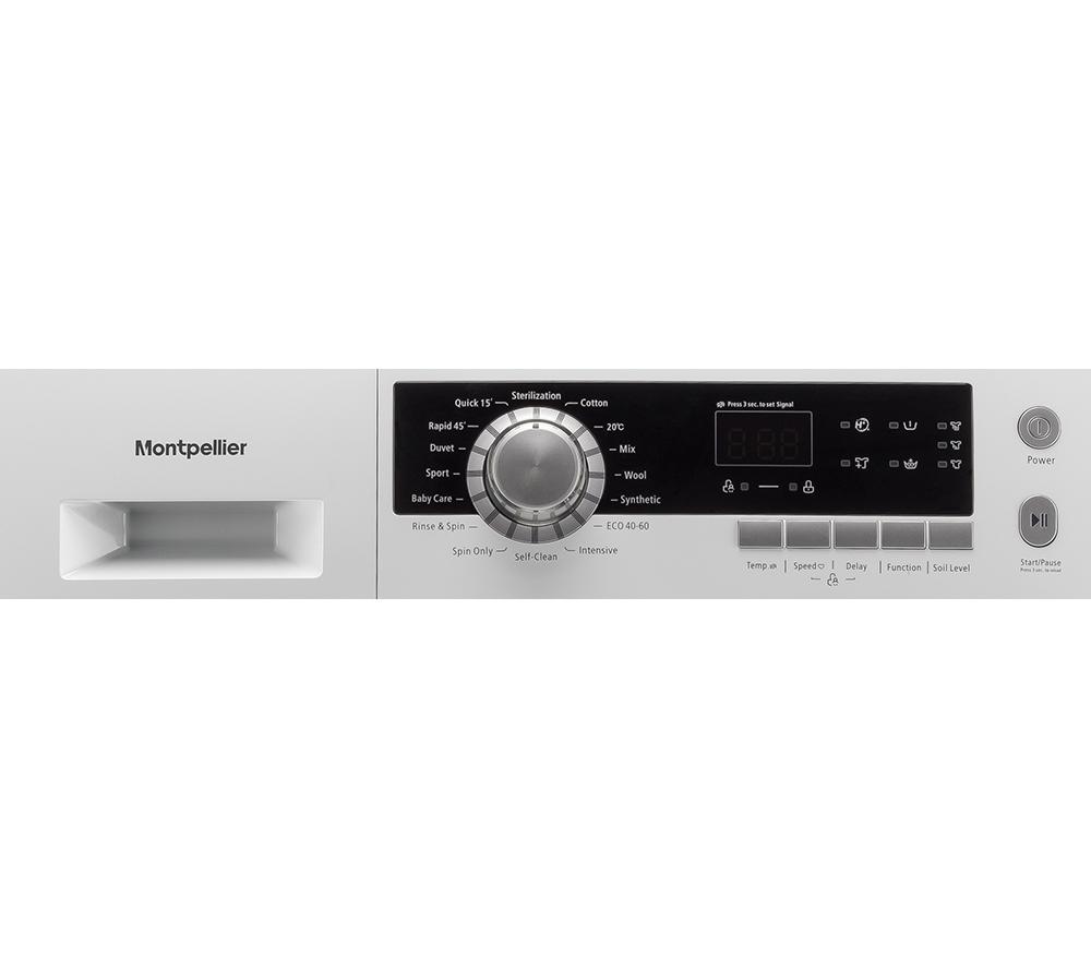 MONTPELLIER MW1045W 10 kg 1500 rpm Washing Machine - White image number 4 of 5