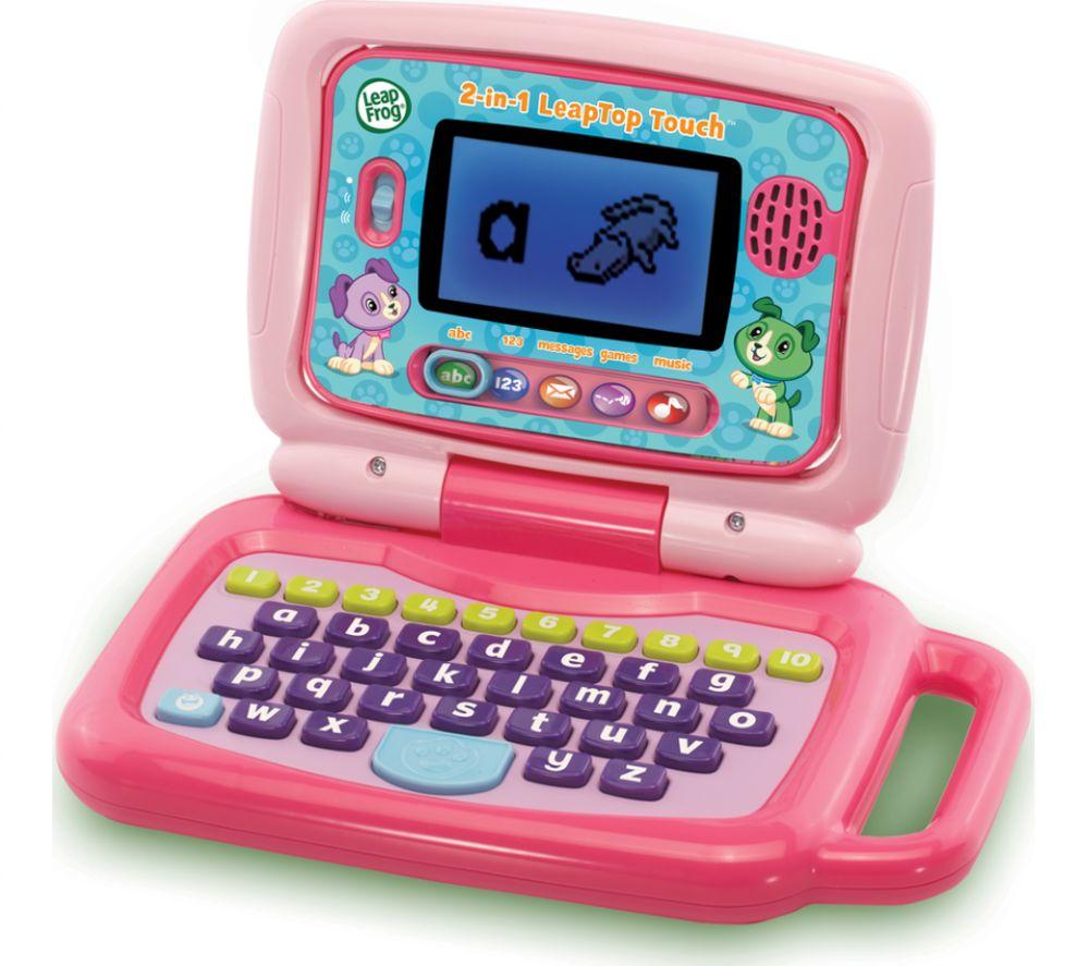 LEAPFROG 2-in-1 LeapTop Touch Laptop - Pink