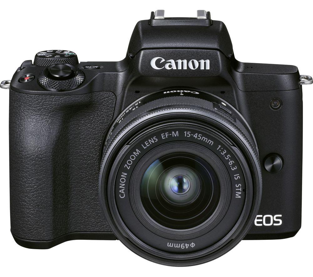 Click to view product details and reviews for Canon Eos M50 Mark Ii Mirrorless Camera With Ef M 15 45 Mm F 35 63 Is Stm Lens Black.