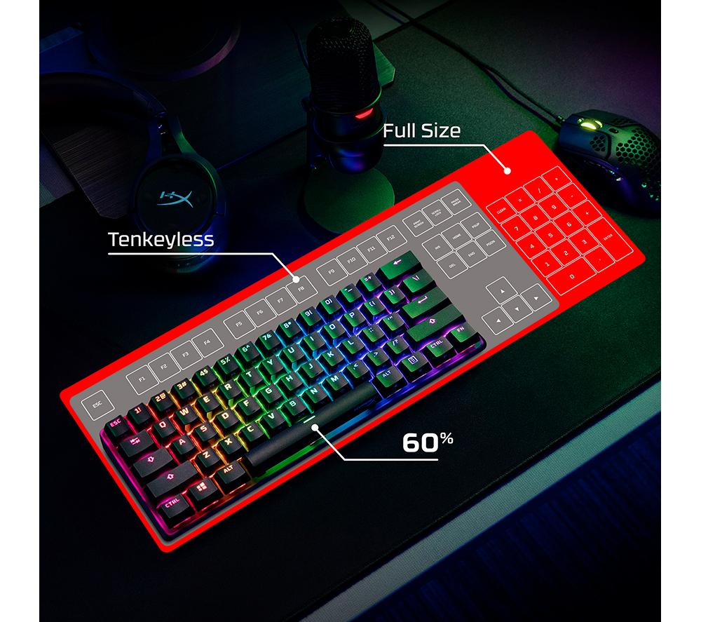 Buy HYPERX Alloy Origins 60 RGB Mechanical Gaming Keyboard CurrysIE