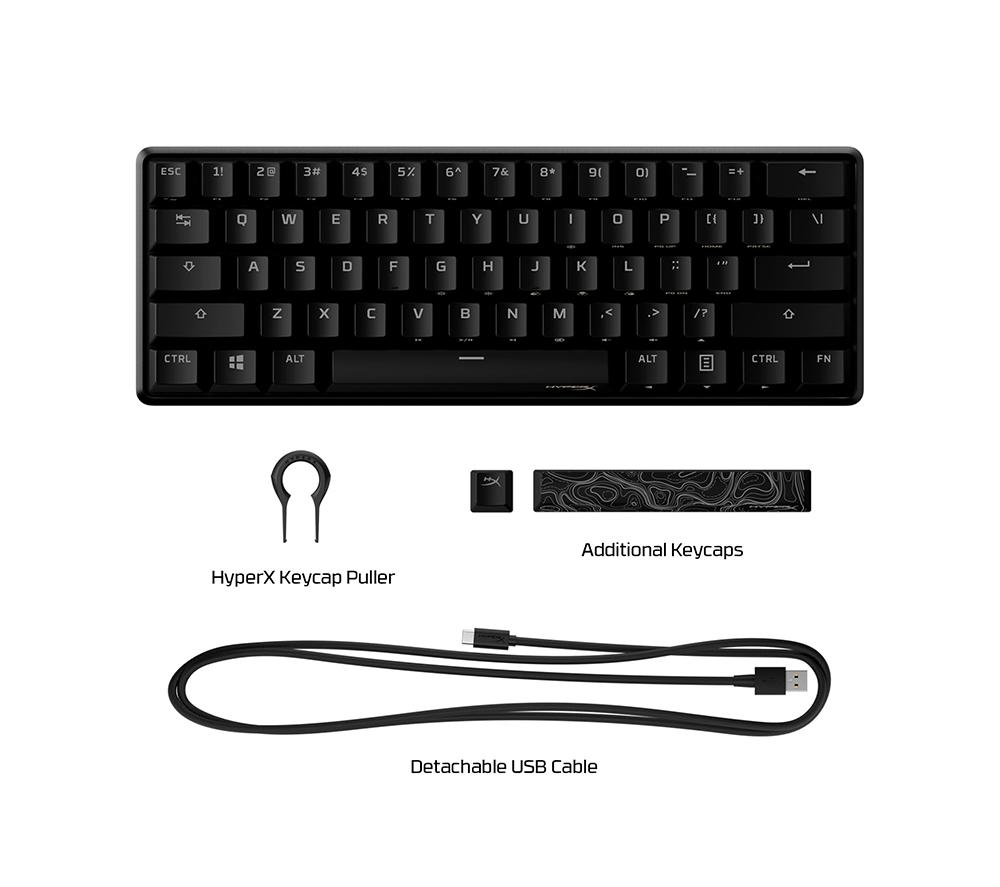 HYPERX Alloy Origins 60 RGB Mechanical Gaming Keyboard image number 9 of 24