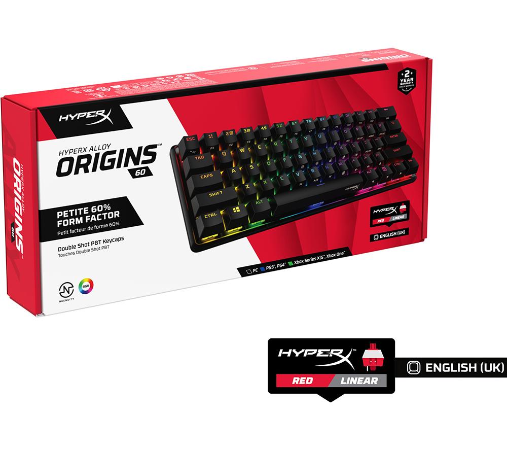 HYPERX Alloy Origins 60 RGB Mechanical Gaming Keyboard image number 20 of 24