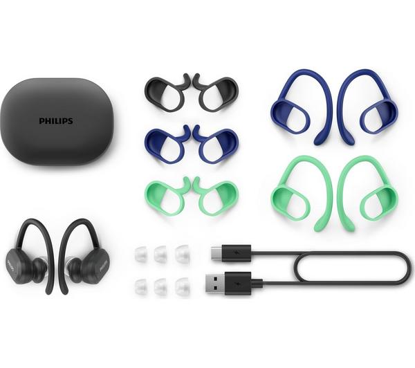 PHILIPS TAA7306BK/00 Wireless Bluetooth Sports Earbuds - Black image number 3