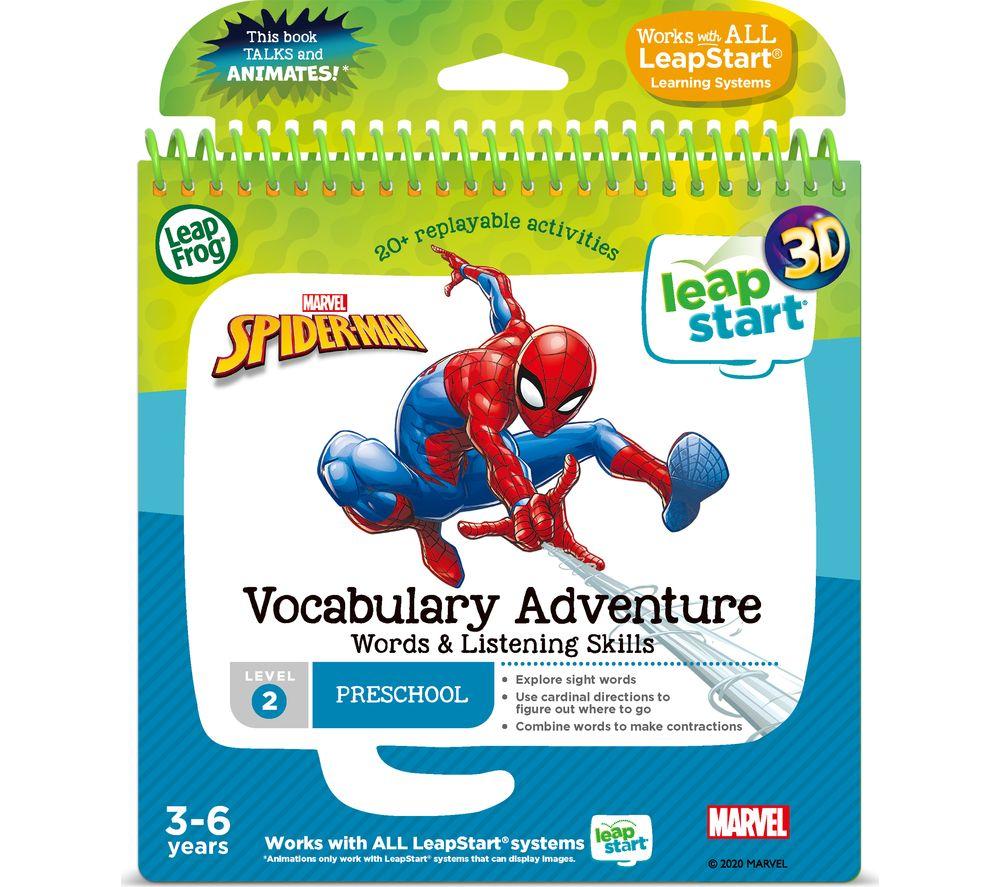 LEAPFROG LeapStart Marvels Spider-Man Vocabulary Adventure Activity Book review