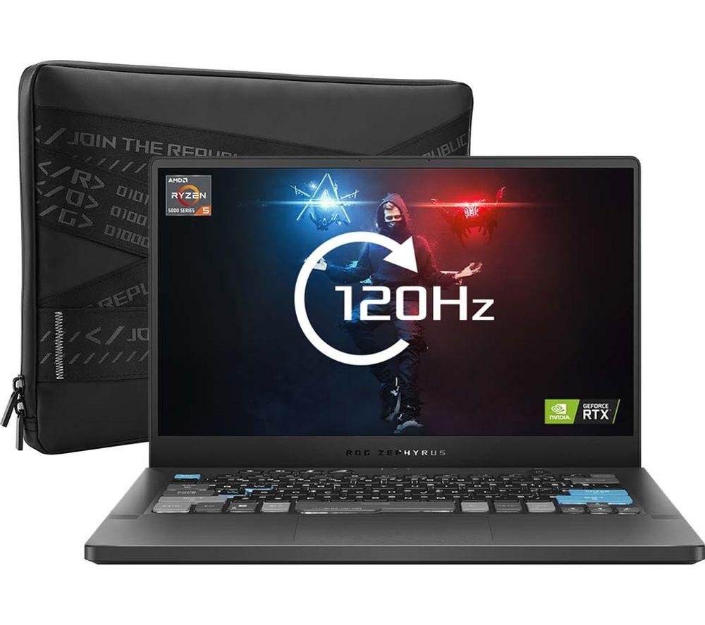 Image of ASUS ROG Zephyrus G14 AW SE 14" Gaming Laptop - AMD Ryzen 9, RTX 3050 Ti, 1 TB SSD, Silver/Grey
