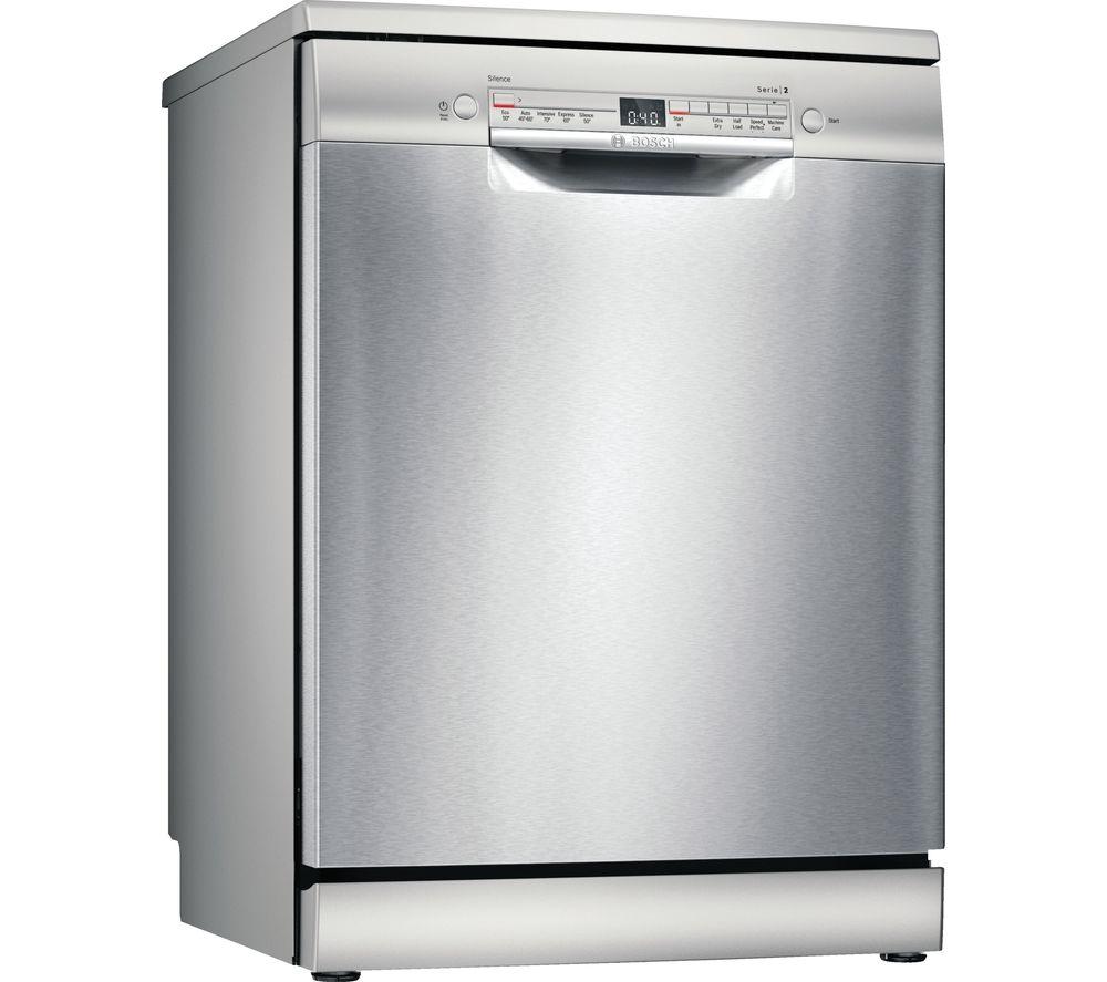 BOSCH Serie 2 SMS2HVI66G Full-size WiFi-enabled Dishwasher - Stainless Steel, Stainless Steel