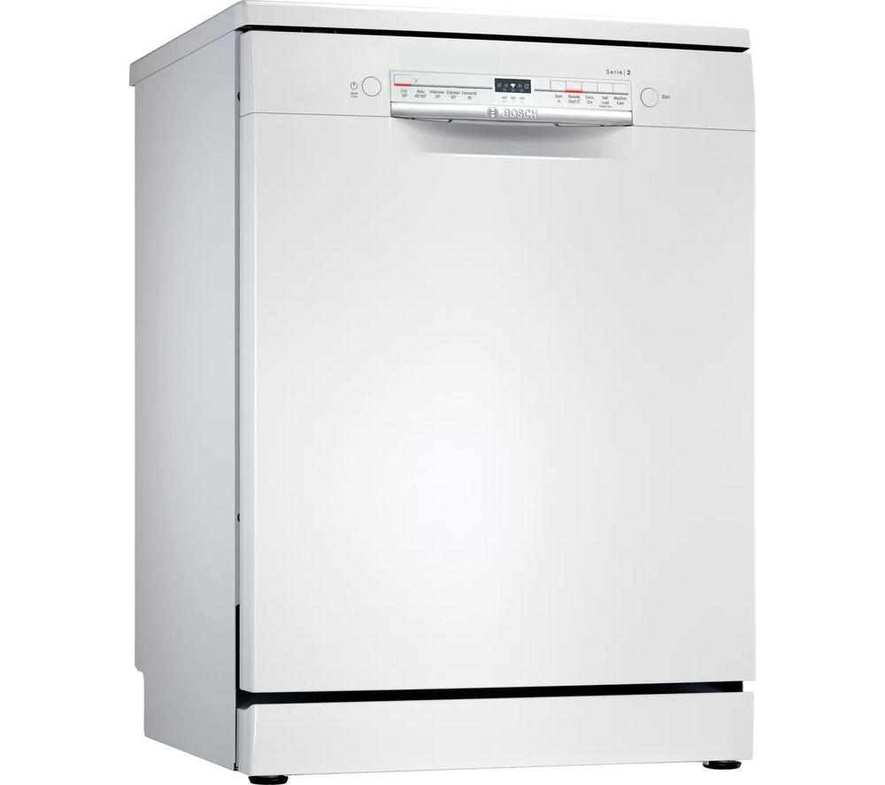 BOSCH Serie 2 SMS2ITW08G Full-size WiFi-enabled Dishwasher – White, White