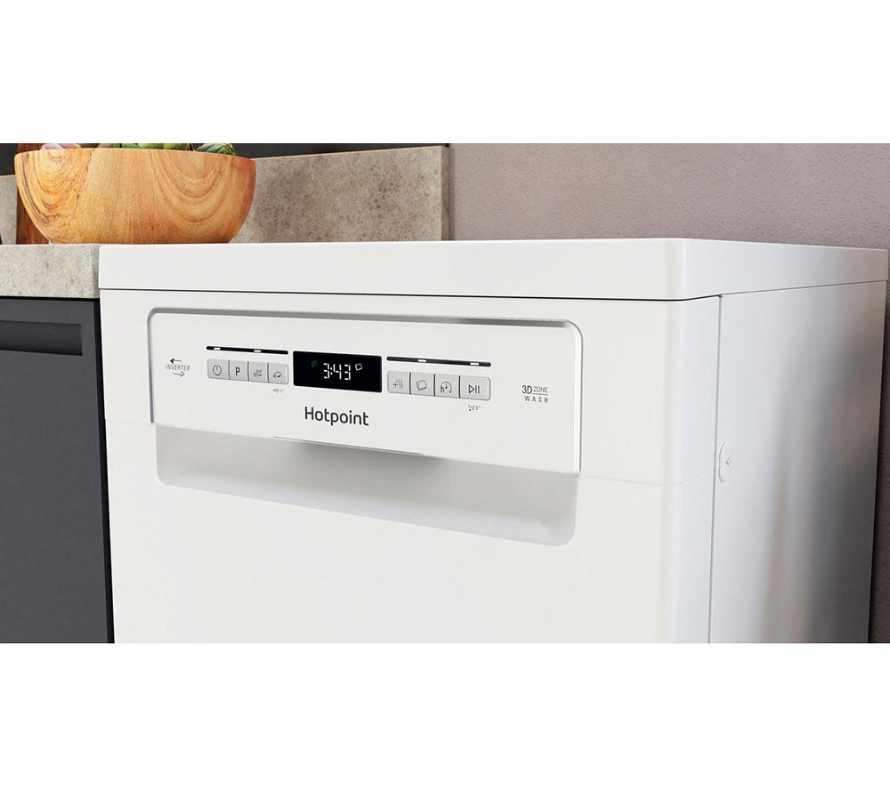 HOTPOINT HSFO 3T223 W UK N Slimline Dishwasher - White image number 7 of 17