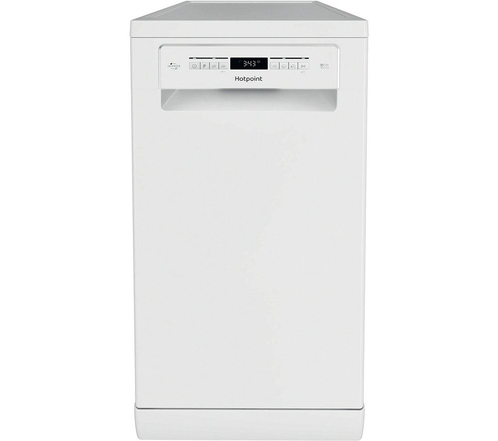 HOTPOINT HSFO 3T223 W UK N Slimline Dishwasher - White image number 10 of 17