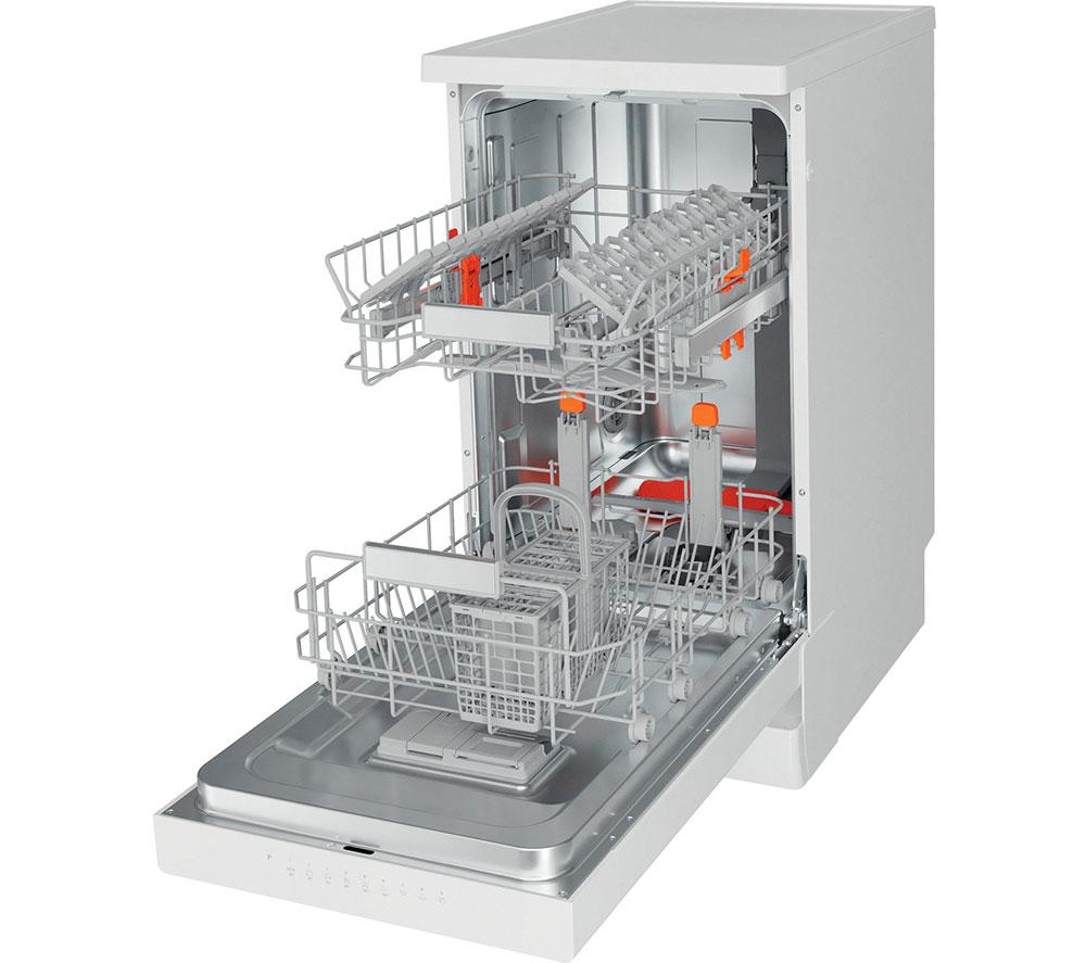 HOTPOINT HSFO 3T223 W UK N Slimline Dishwasher - White image number 15 of 17