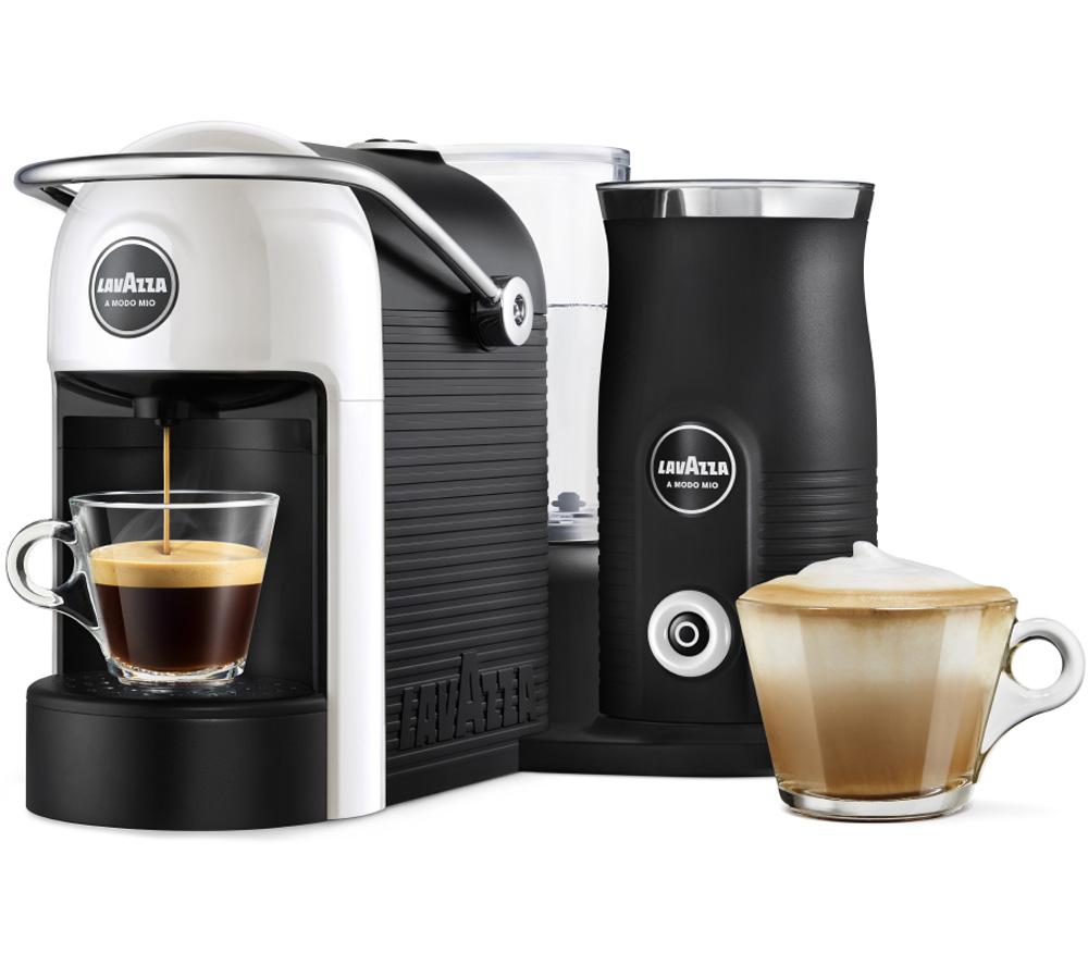 LAVAZZA A Modo Mio Jolie & Milk Coffee Machine - White