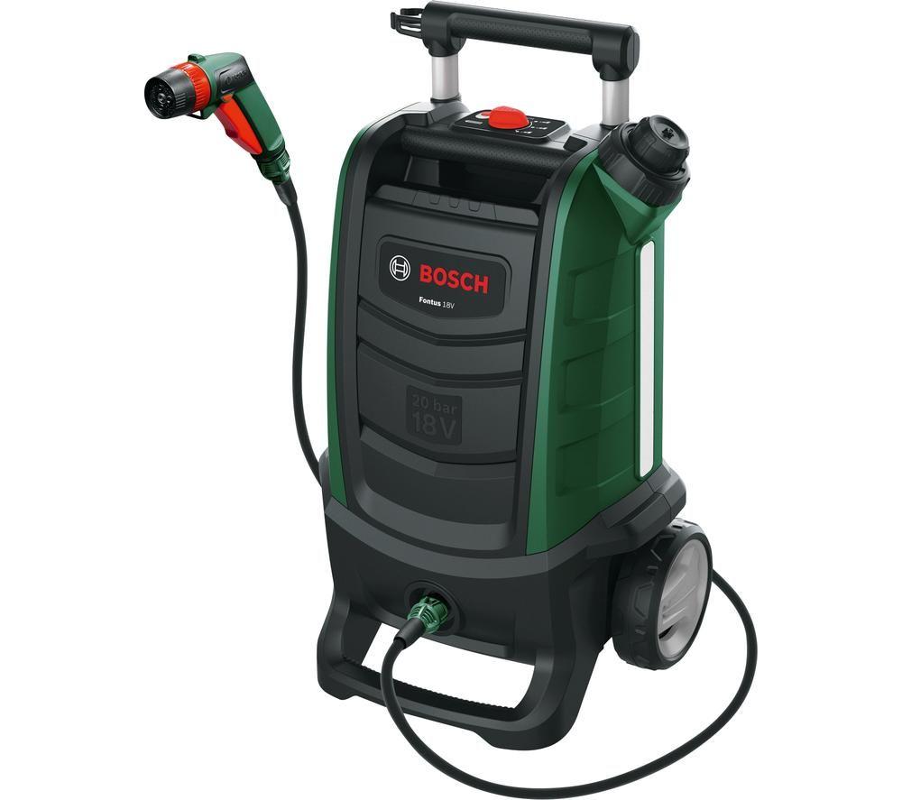 Bosch Fontus Gen Ii Pressure Washer - 20 Bar, Black,Green