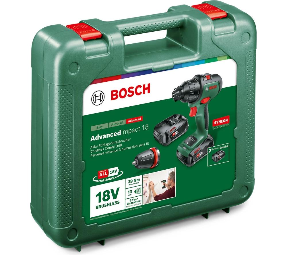 Advanced drill best sale 18 bosch